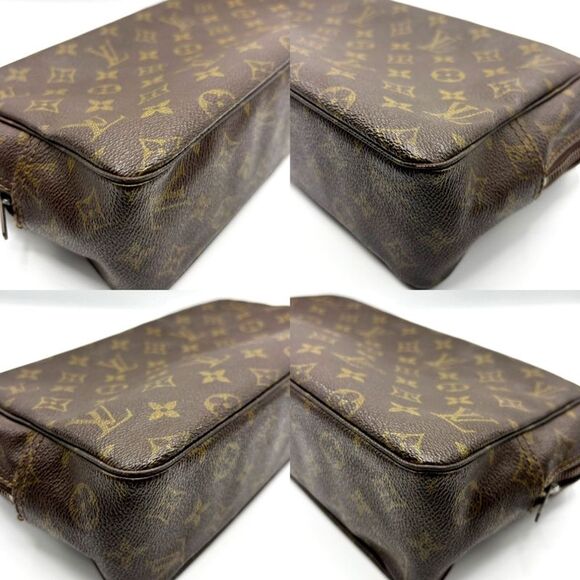 Louis Vuitton Trousse De Toilette Brown Canvas Clutch Bag (Pre-Owned) - Picture 3 of 6